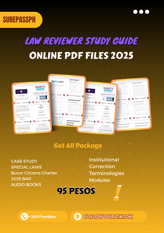 Law Reviewer 2025 Latest Study Guide